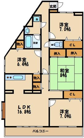 ロイヤルパレスの物件間取画像